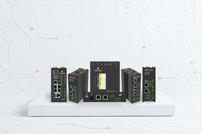 R2110 LTE Cat-4 dual-SIM industrial router with gigabit LAN | Robustel