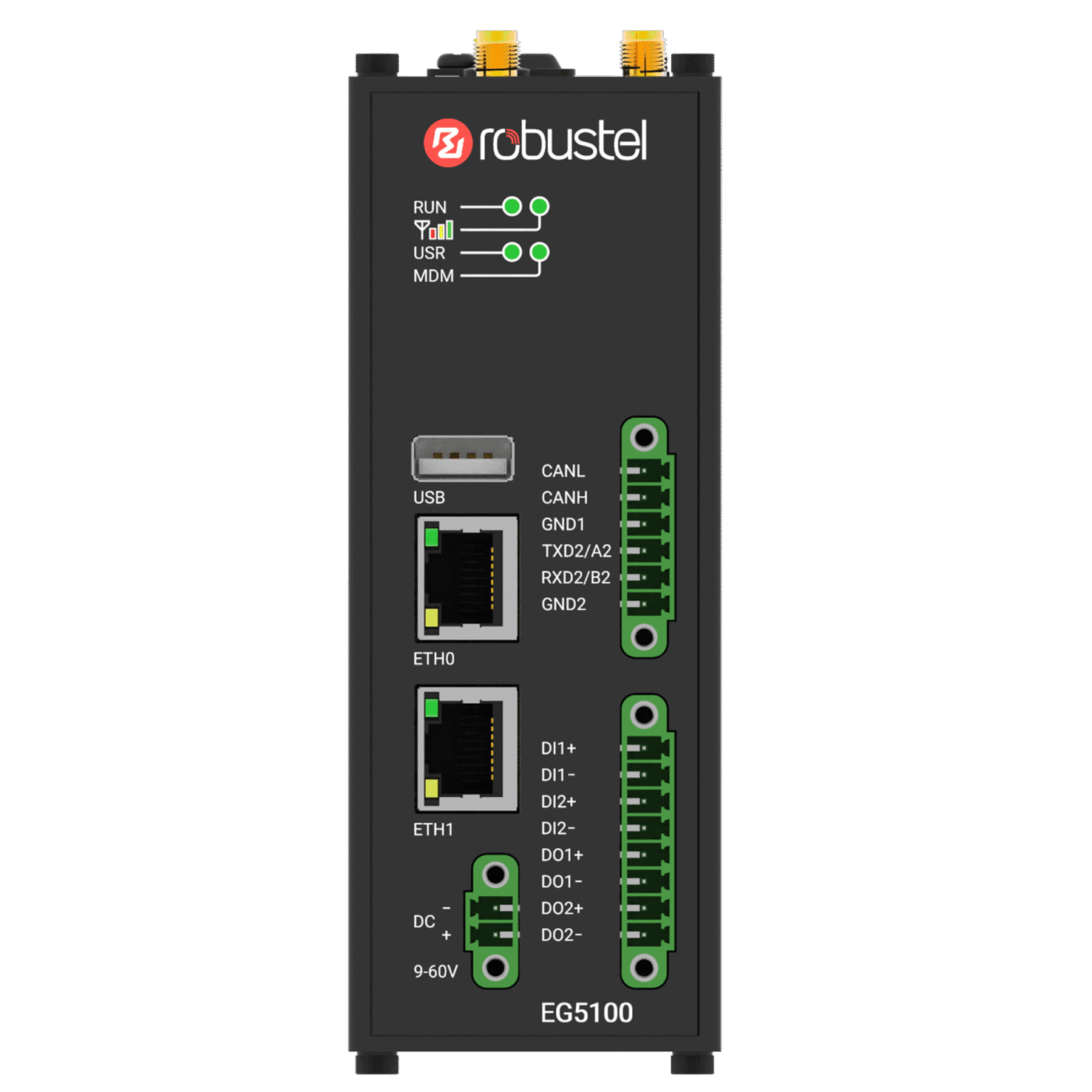 EG5100 dual-SIM 4G/LTE industrial edge computing gateway | Robustel