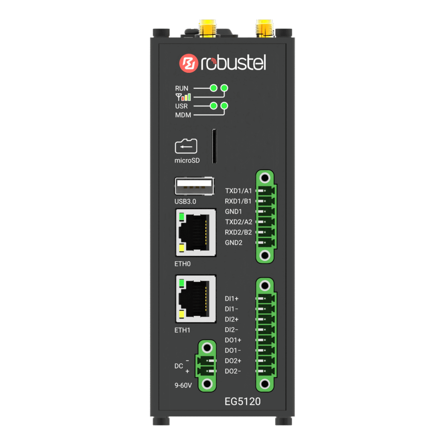 EG5120 dual-SIM 5G/4G industrial edge AI gateway | Robustel