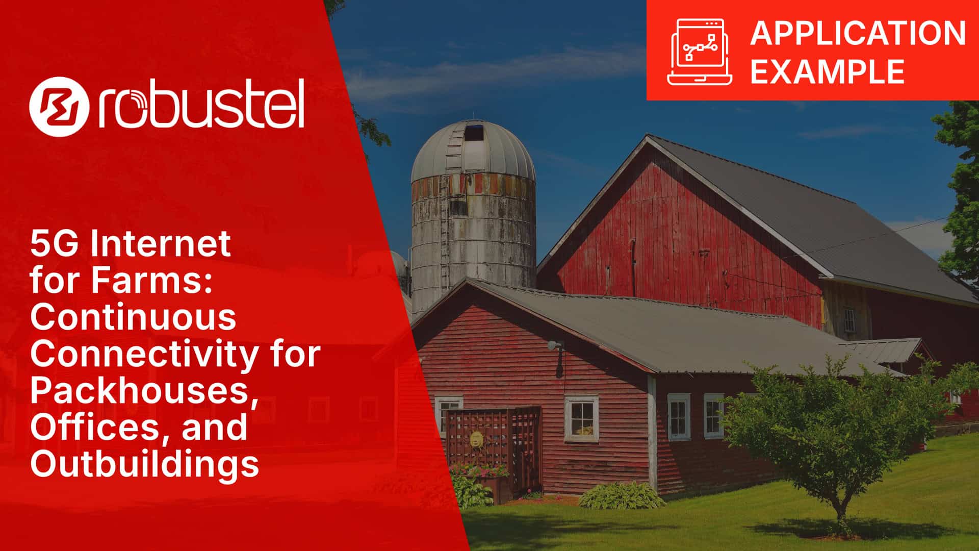 Csio Farm Application Example 5G internet for farms and agri sites | Robustel Application Example