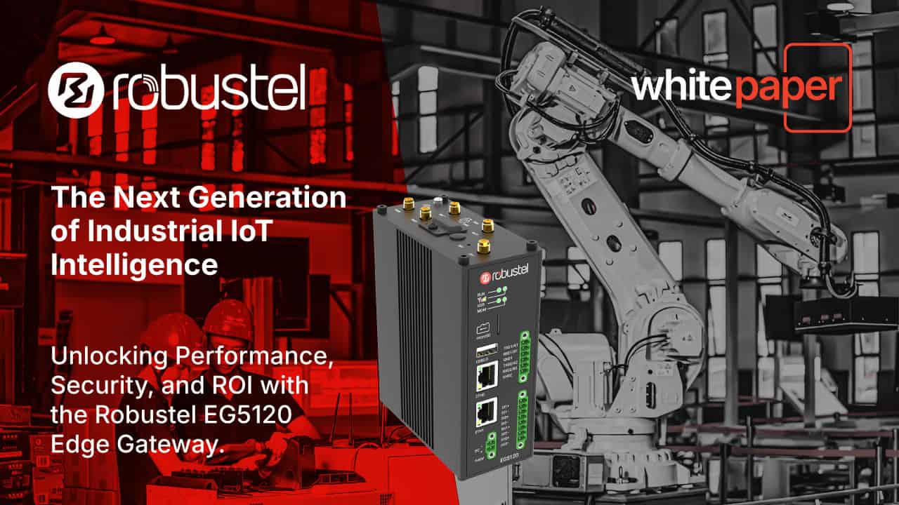 EG5120 industrial edge AI gateway for IIoT | Robustel