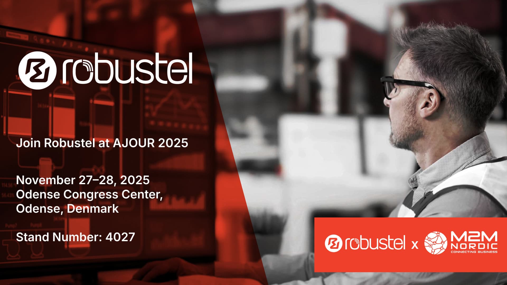 Robustel and M2M Nordic ApS to Exhibit at AJOUR 2025, Denmark