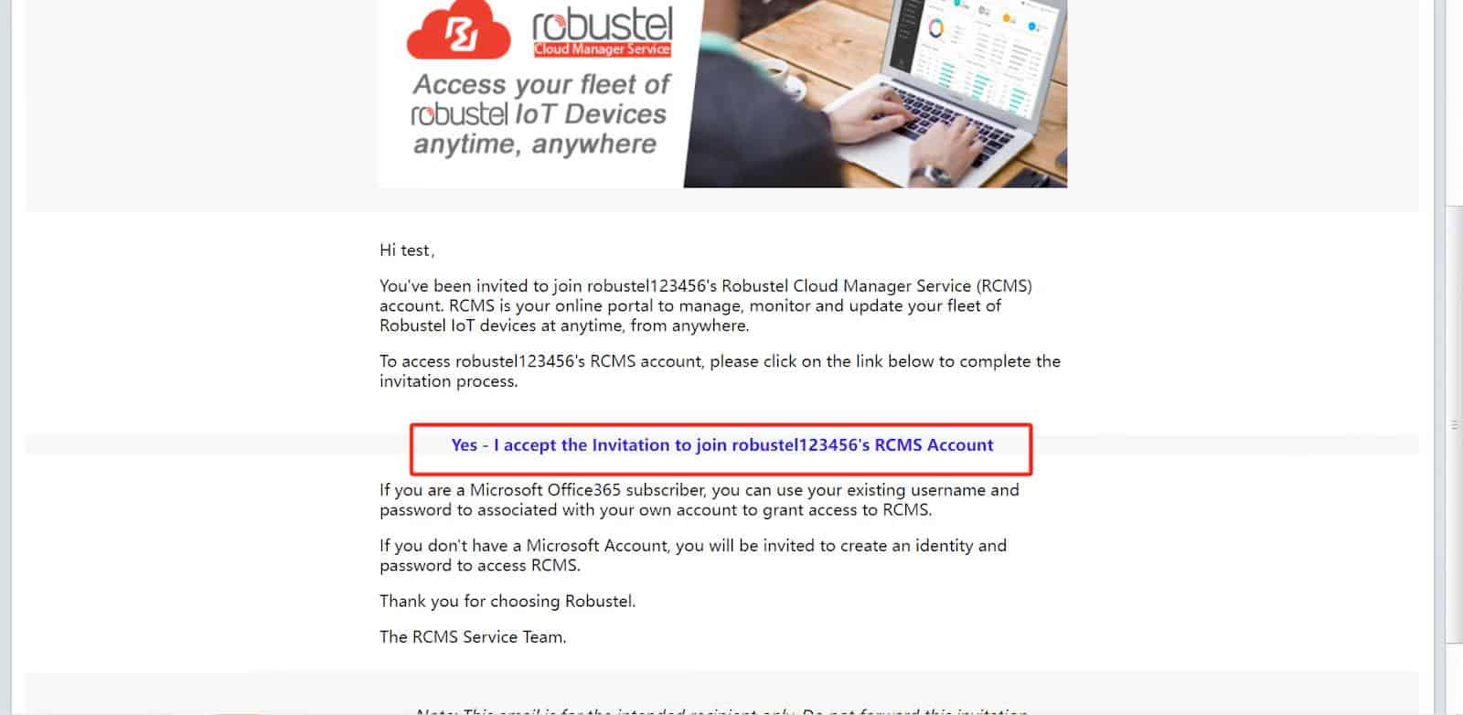 Illustration of create your rcms account.