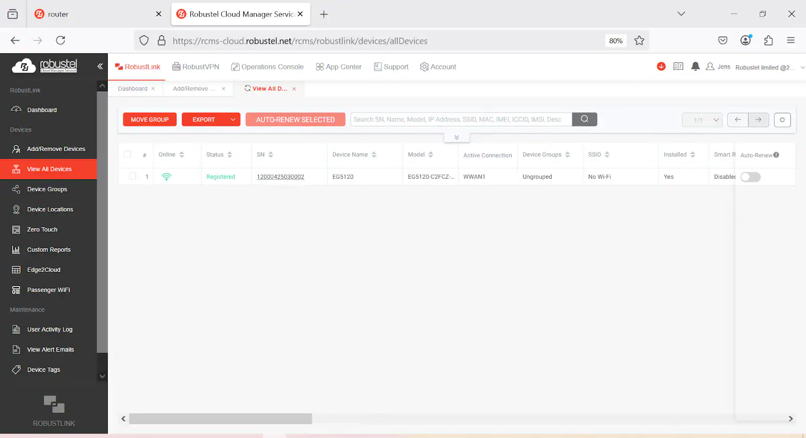 Illustration of access your device's web interface.
