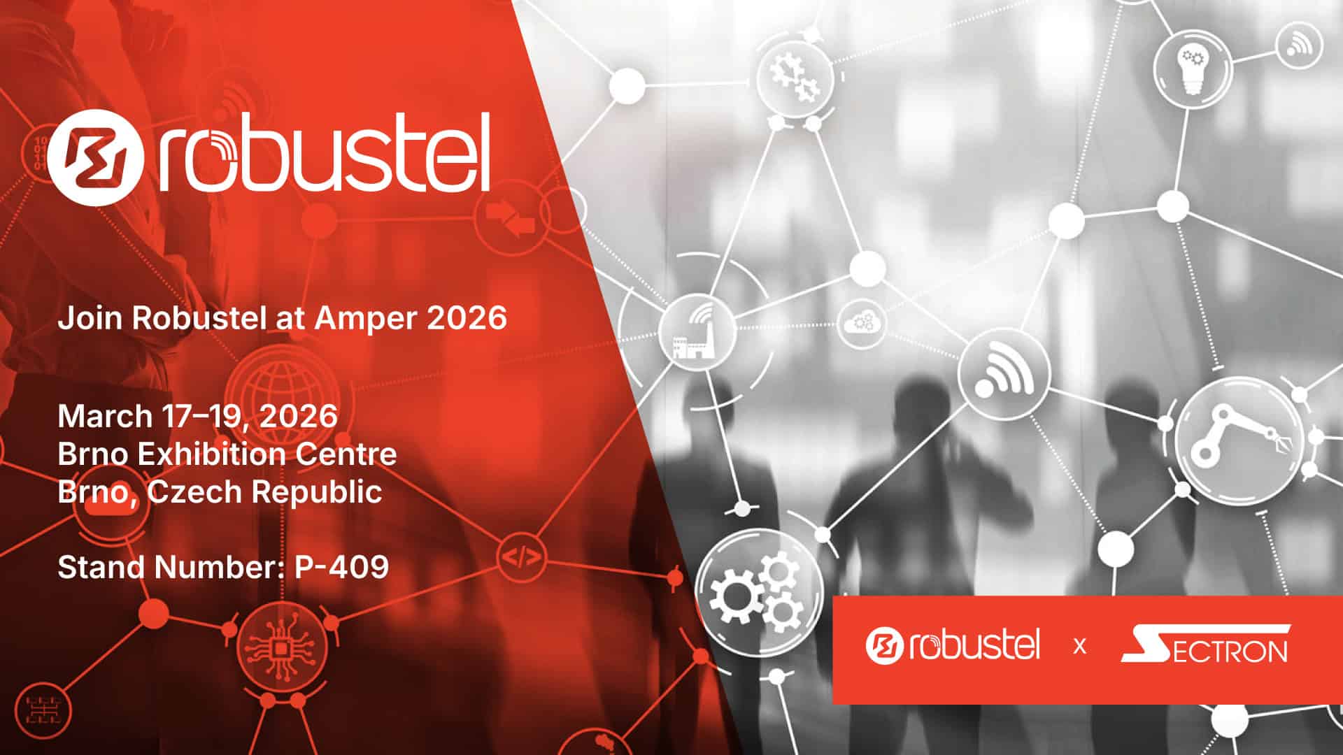 Join Robustel at Amper 2026, Brno, Czech Republic