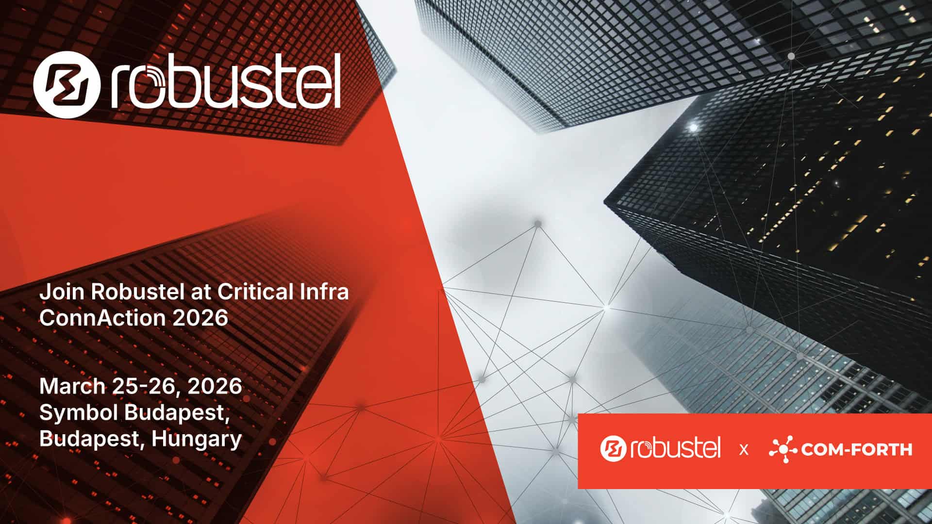 Join Robustel at Critical Infra ConnAction 2026, Budapest, Hungary