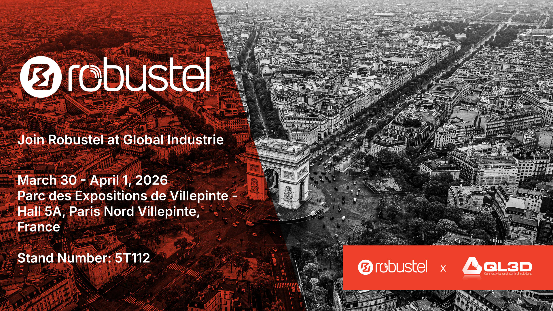 Join Robustel at Global Industrie 2026, Paris Nord Villepinte, France