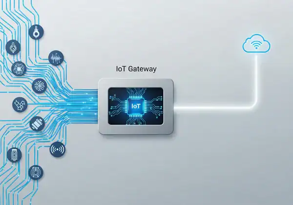 Illustration of an iot gateway.