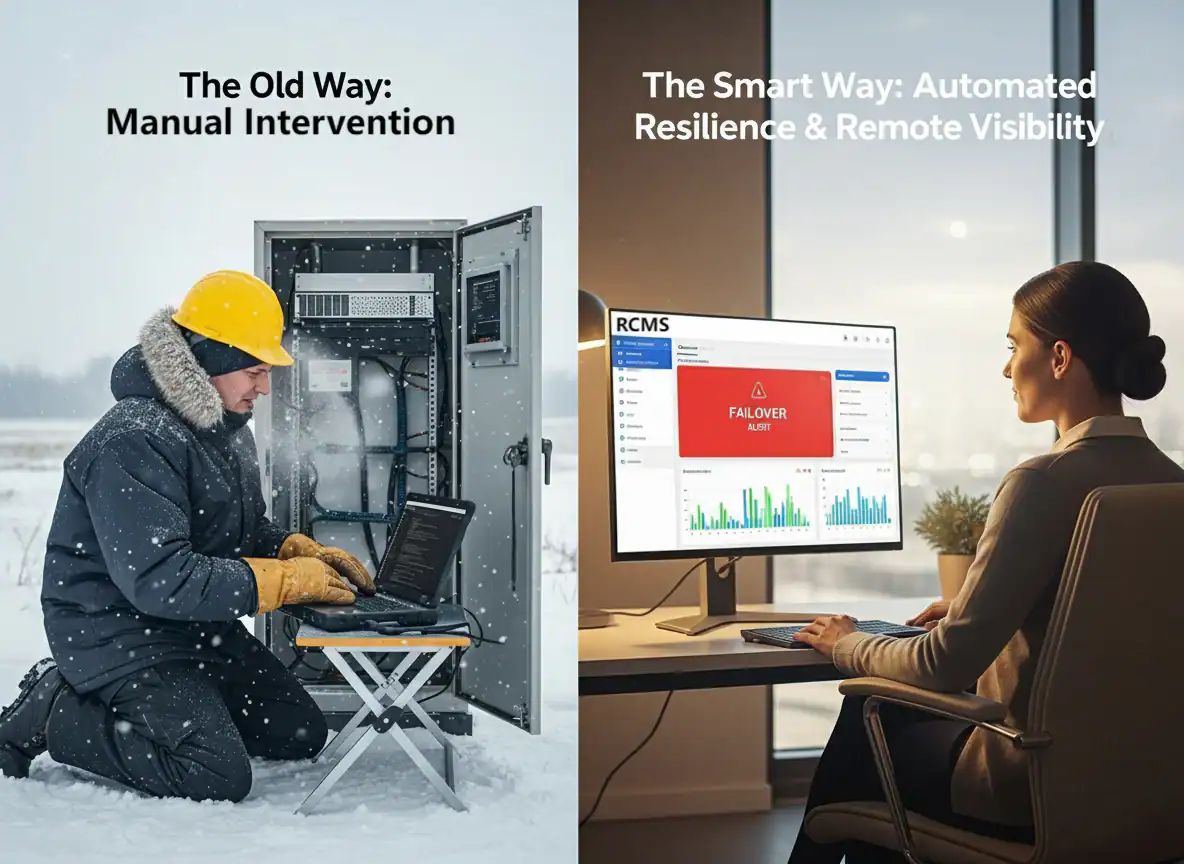 Illustration of dual sim failover.