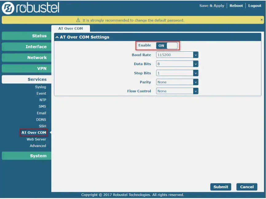 Image of app center.