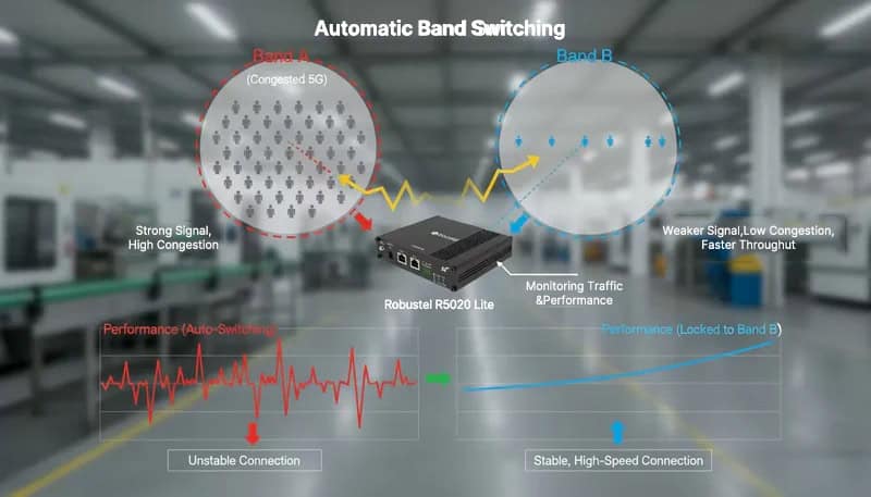 Image of automatic switching.