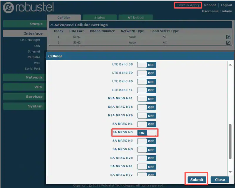 Image of save and apply.