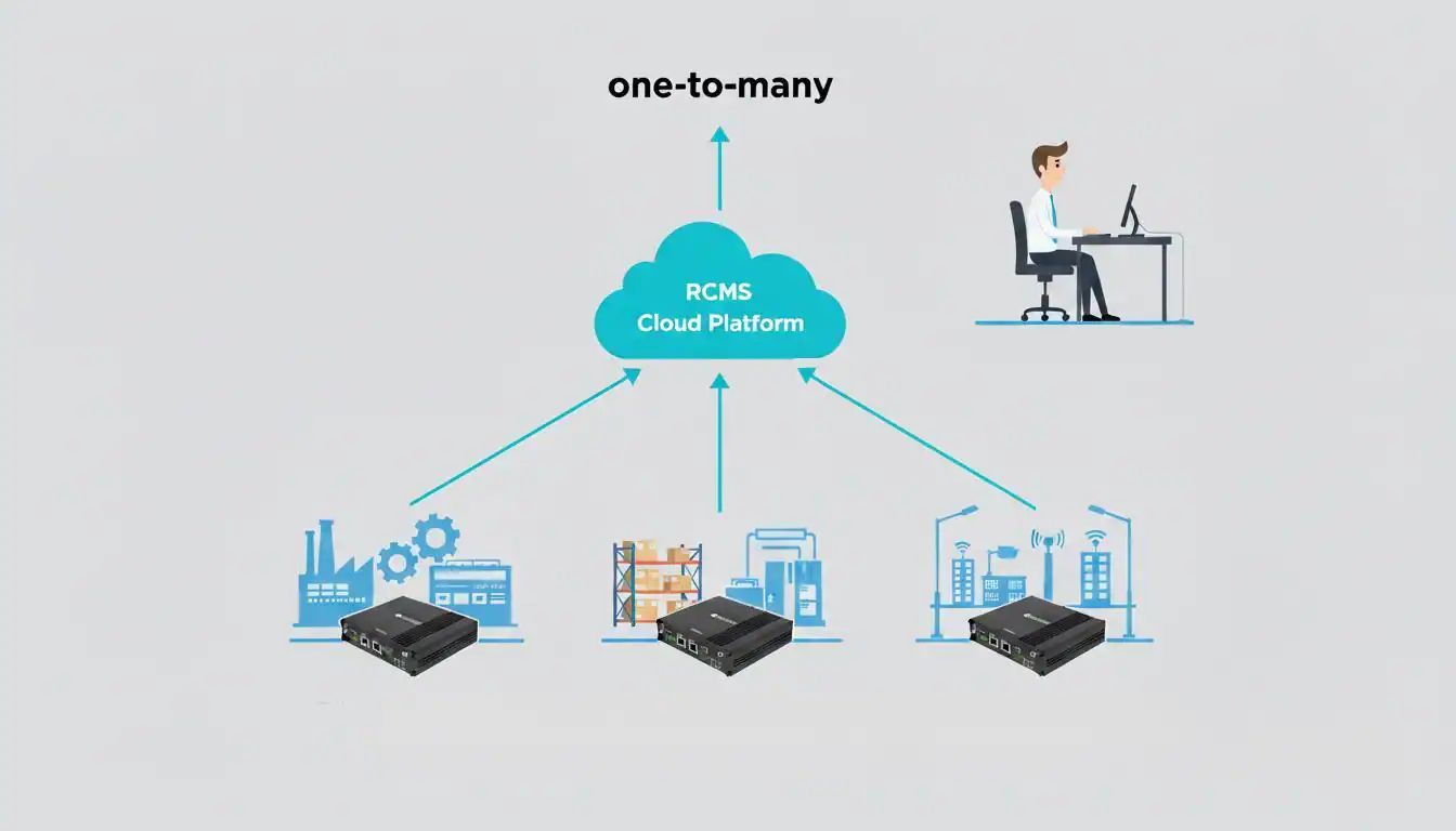 Image of Robustel RCMS cloud platform.