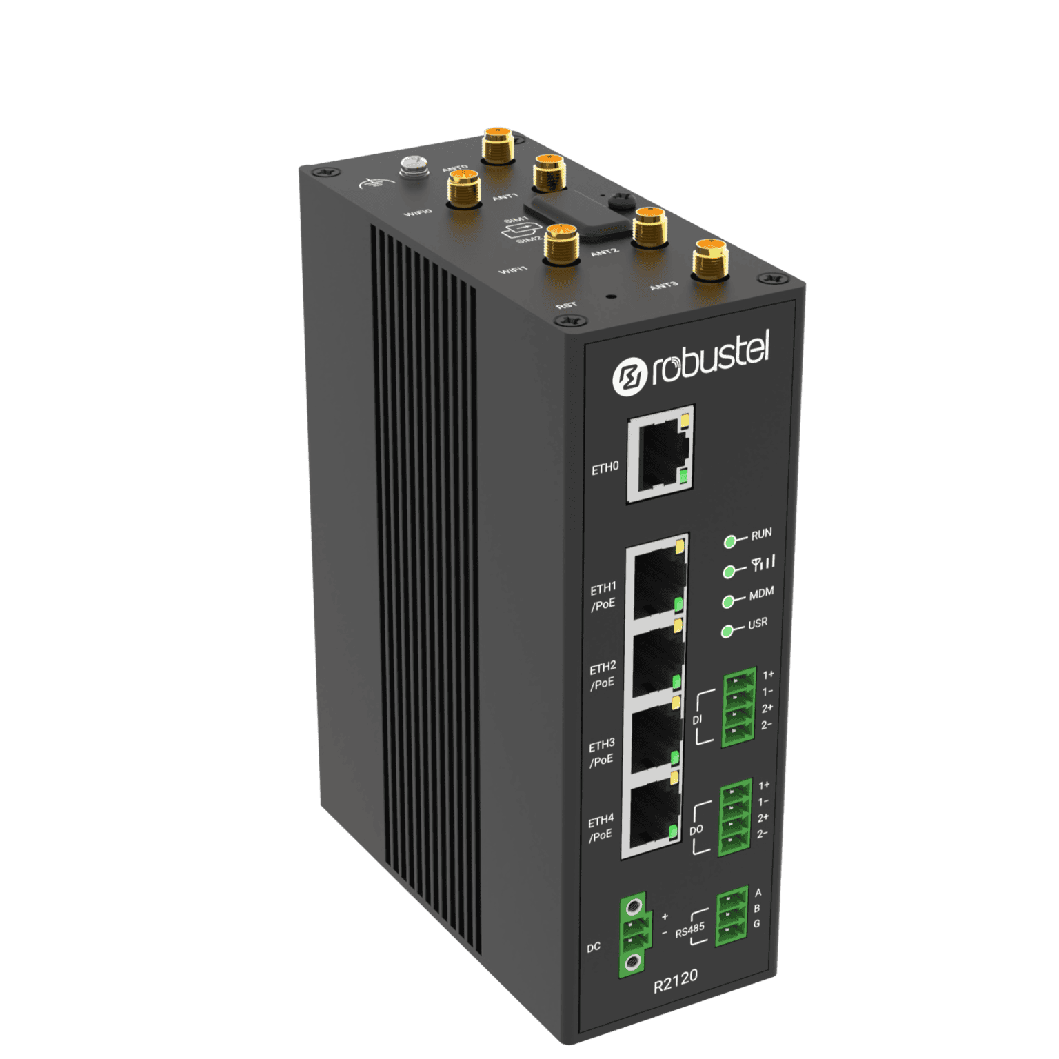 Sof Deployable Node Se5 Router Industrial 5G NR PoE-PSE Router | R2120-5G | Robustel