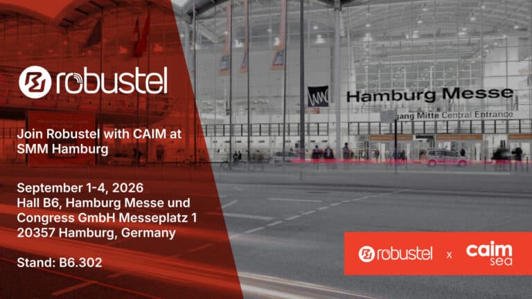 Meet Robustel with CAIM at SMM Hamburg 2026
